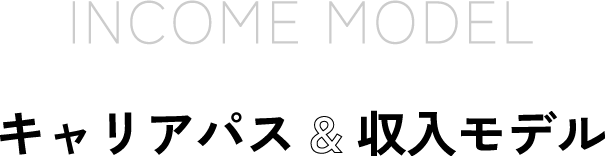 キャリアパス&収入モデル